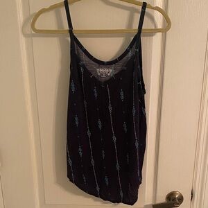 Mudd Navy Camisole with Light Blue Accents